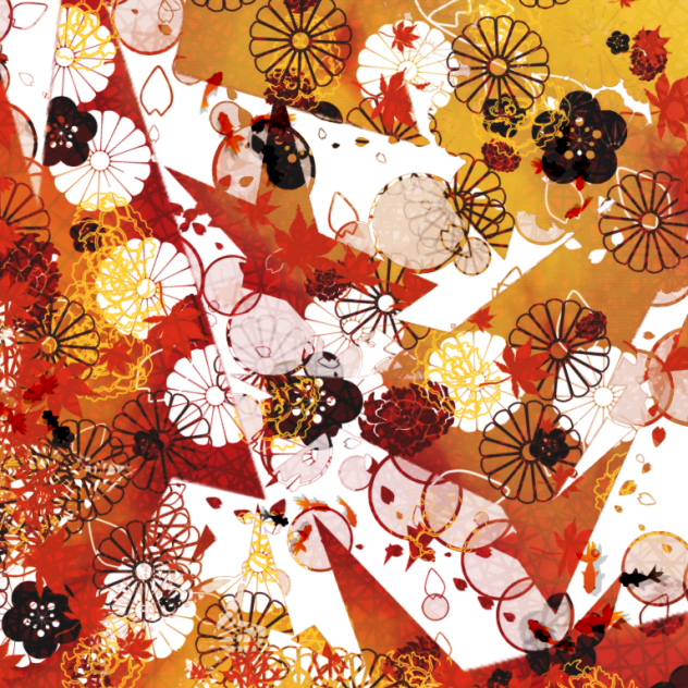 簡単和柄 Ibispaint