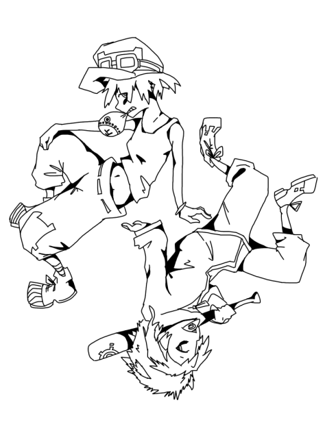 線画です