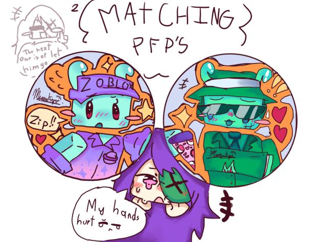 MOREEEE MATCHING PFP’S YEEY🗣️🔥
