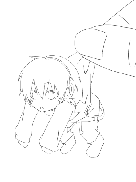 コノハ？クロハ？線画
