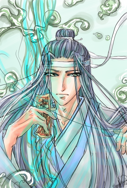 魔道祖師　藍湛お仕事中。