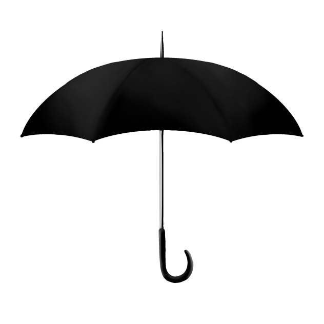 black umbrella