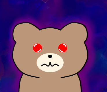 闇堕ちしたくまを描きました