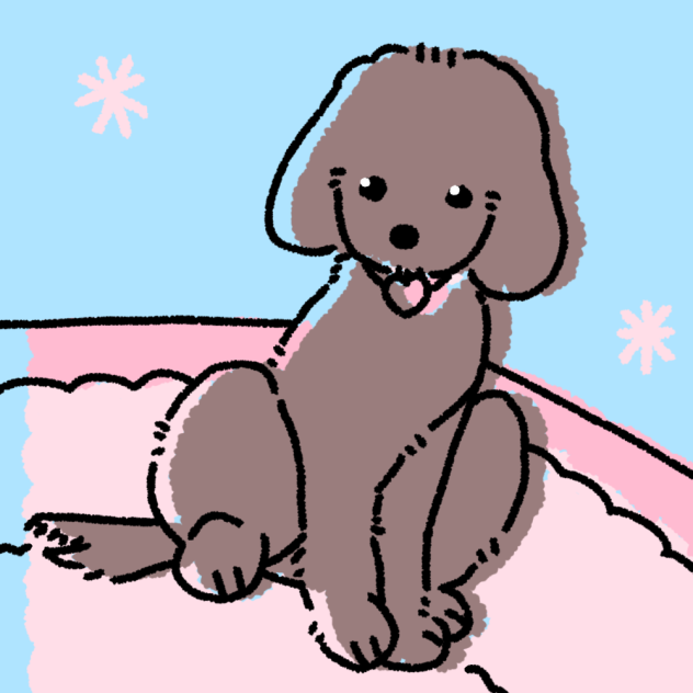お座り　1