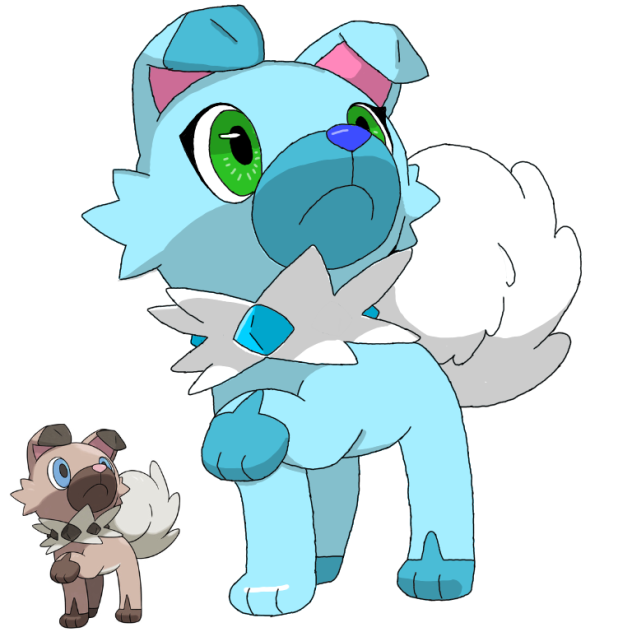 Ice Rockruff ibisPaint
