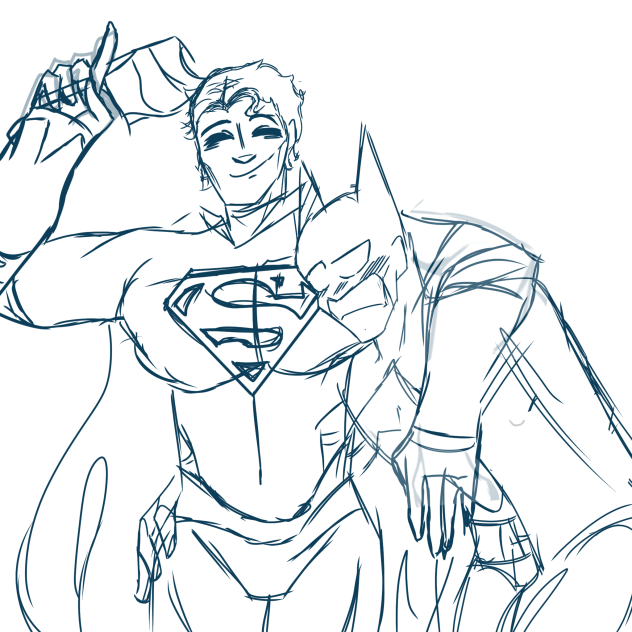 supes and bats pride wip