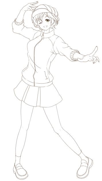 吉岡沙紀 線画