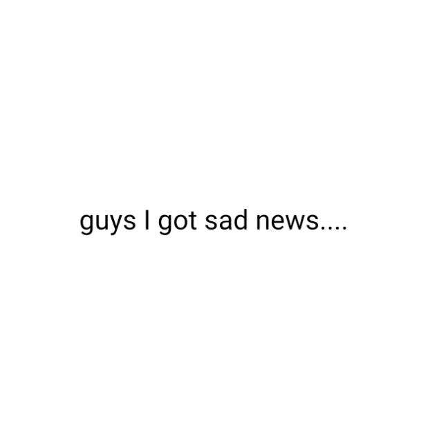 my rabbit died😭😭 (sad news)