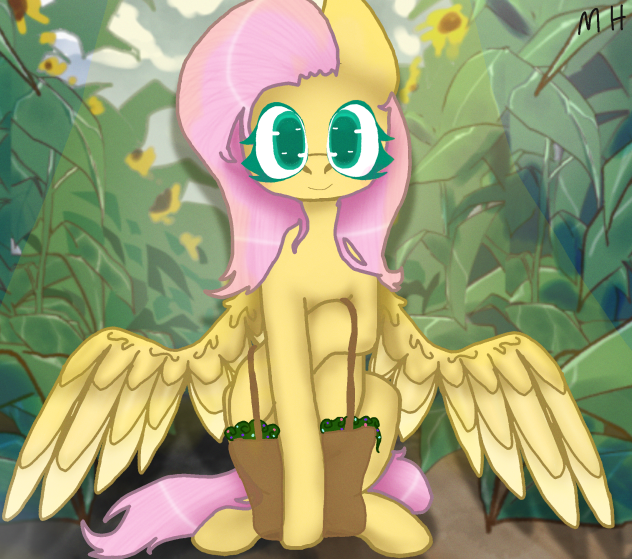 Fluttershys garden Mlp
