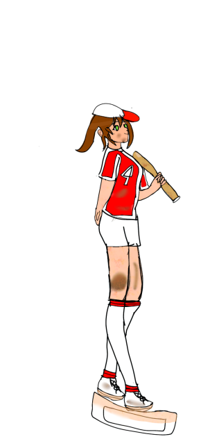 I made a baseball player 💓💗