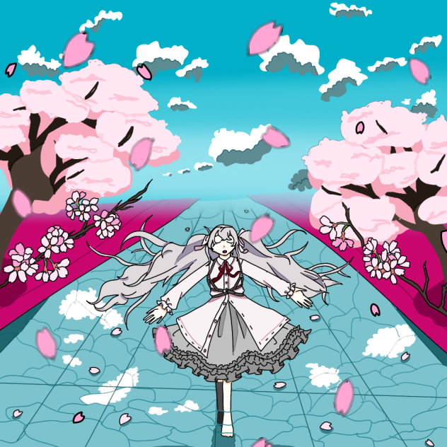 桜とニーゴミク