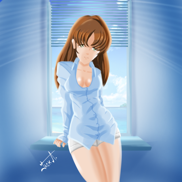 Lisa ( Misa) Hayase on Window