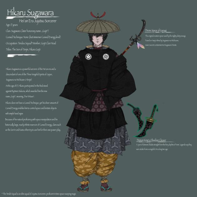 My Jujutsu Kaisen OC - Sugawara Hikaru