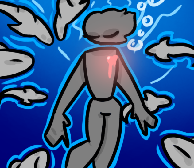 Swimming with sharks