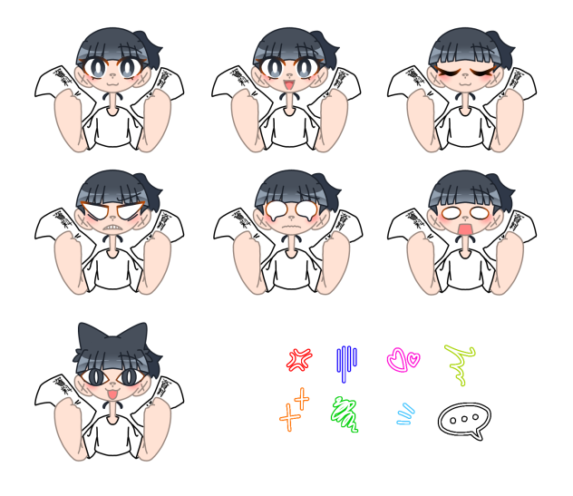 みたらし団子（主の立ち絵）