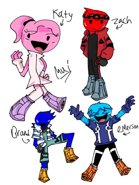 LSOE gang 1-4 In Egghead inspired outfit