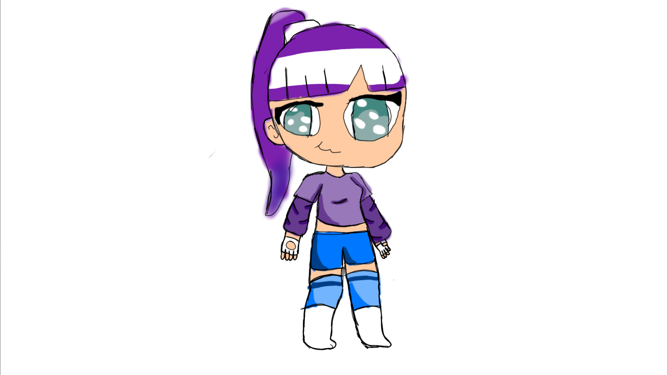 Fanart of lunar eclipse - ibisPaint