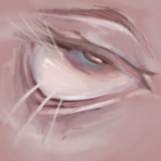 Silly eye drawing
