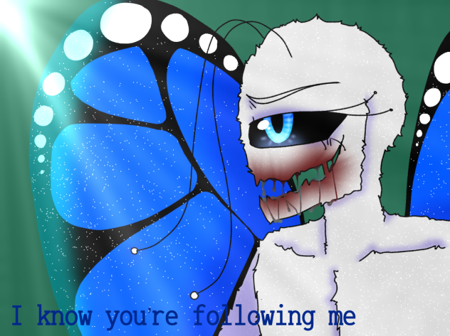 Following me — Moth creature 🤭