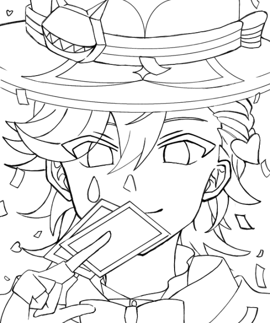 リネ　線画