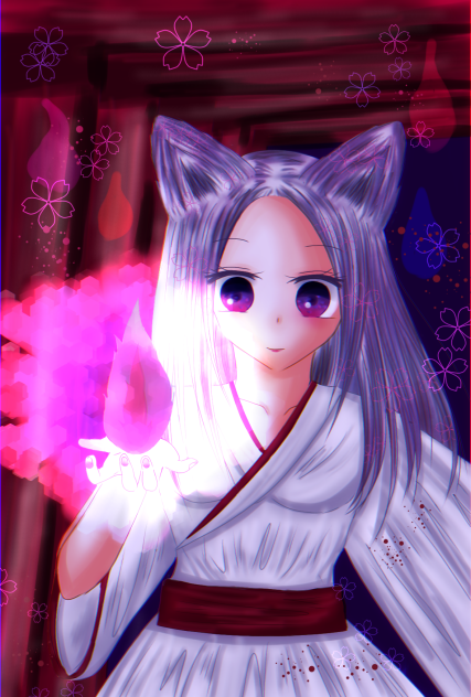 自分を妖狐化！！