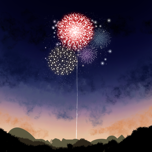 Fireworks background