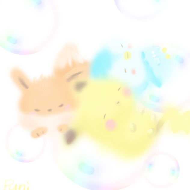 しゃぼんだま Babies 【ポケモン】