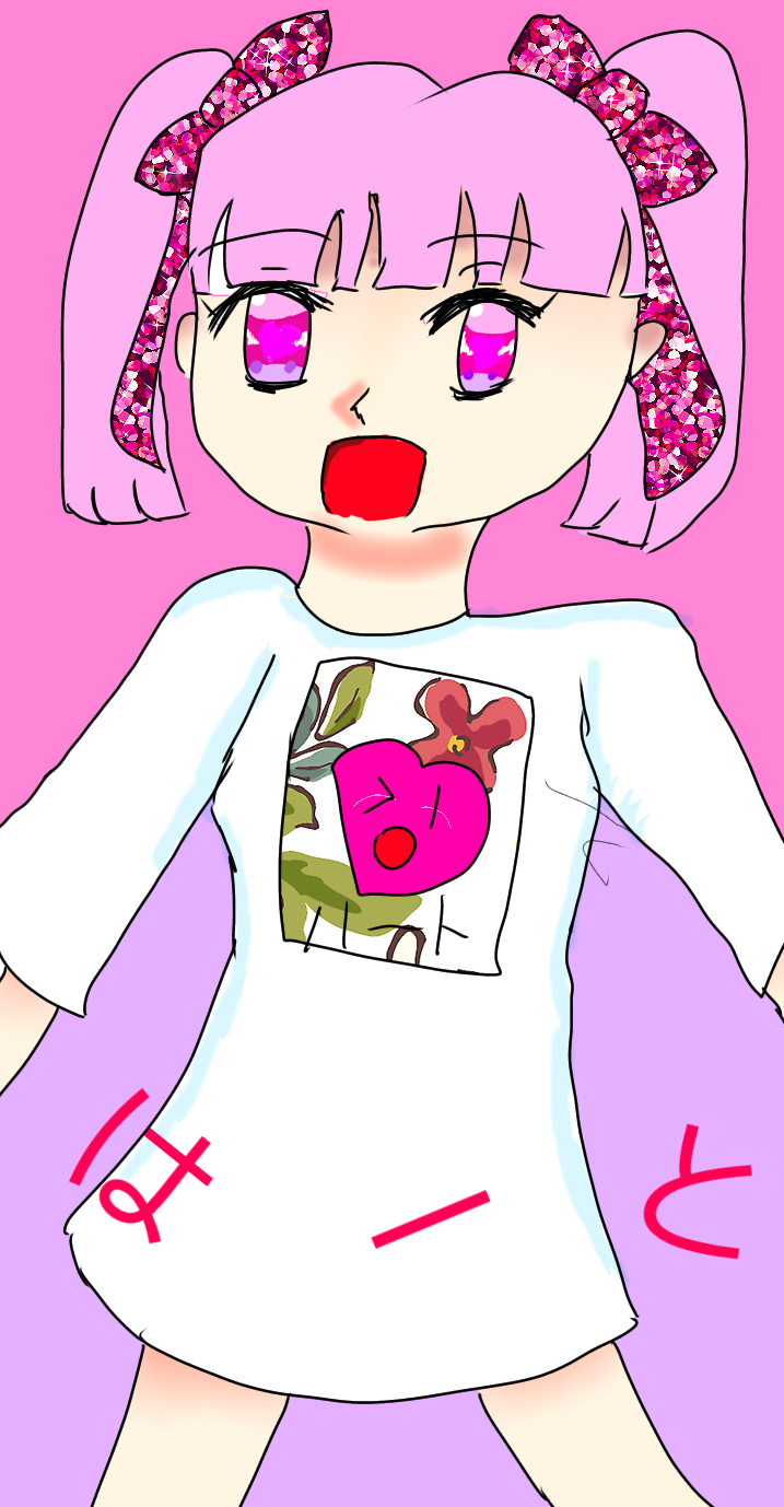 オリジナルキャラクター(ハートちゃん) ibisPaint