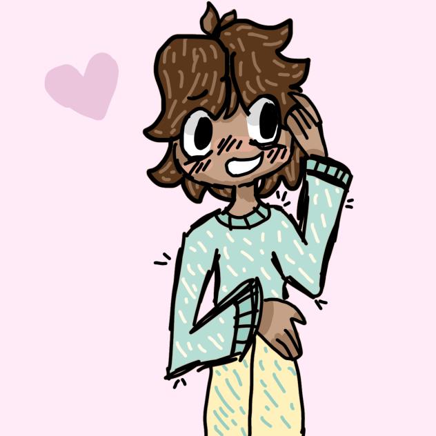 The cutie covered in cat hair