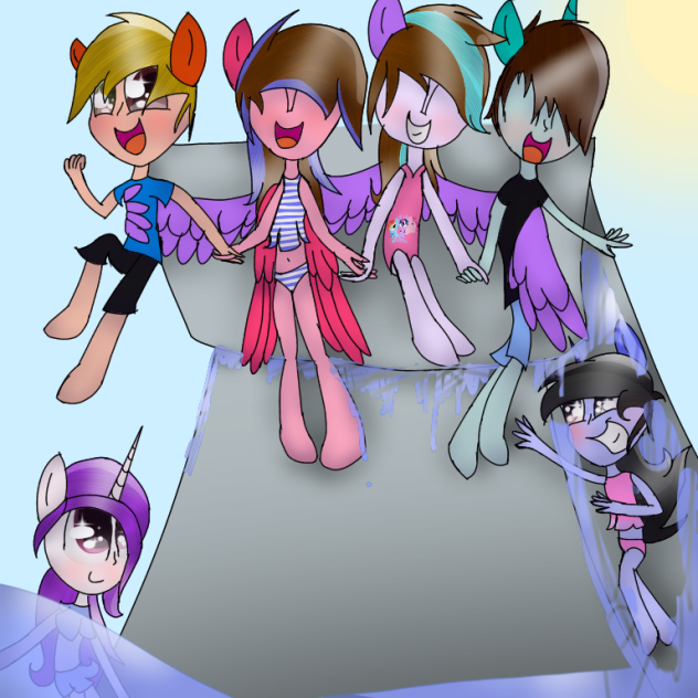 EQG me and my friends swim Day part 3