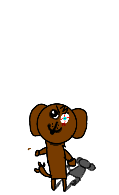 邪悪な目で poochee with evil eye