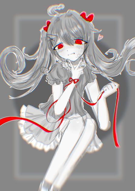 赤い糸。
