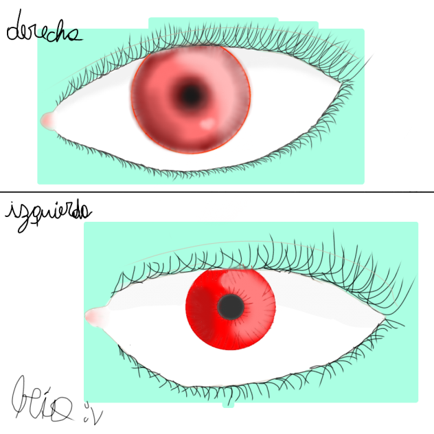 intento dibujar con la mano izquierda