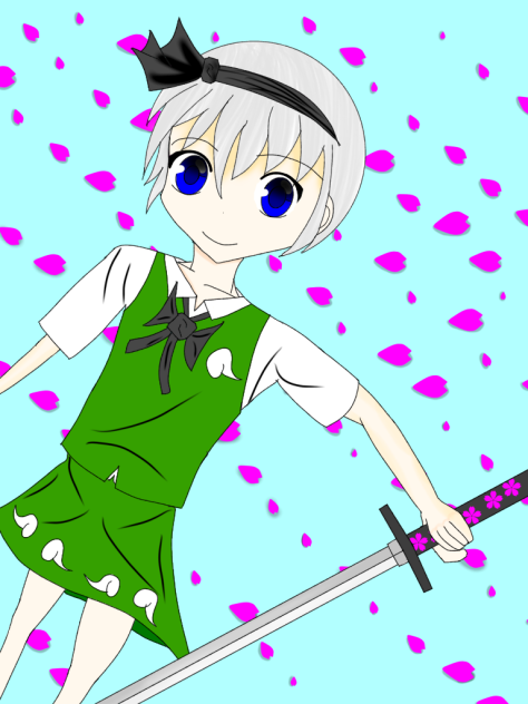 サクラと妖夢ちゃん