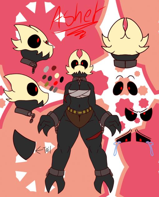 Asher ref sheet 🔥😈👹😡🥺🤪☠️🫦🖕💀🤩☄️✨😱😝