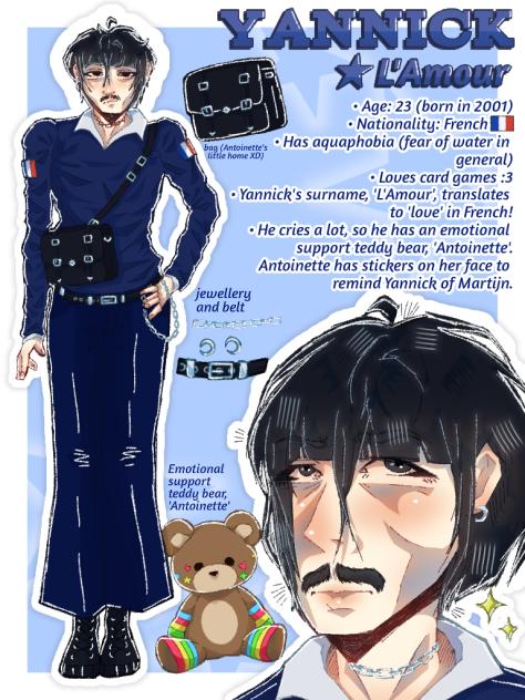 Yannick ref sheet!! ☆~