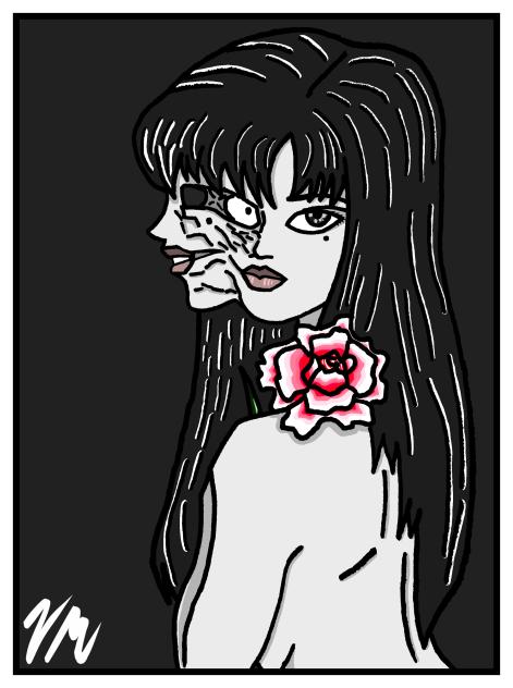 Flower of Obsession [Monochrome]