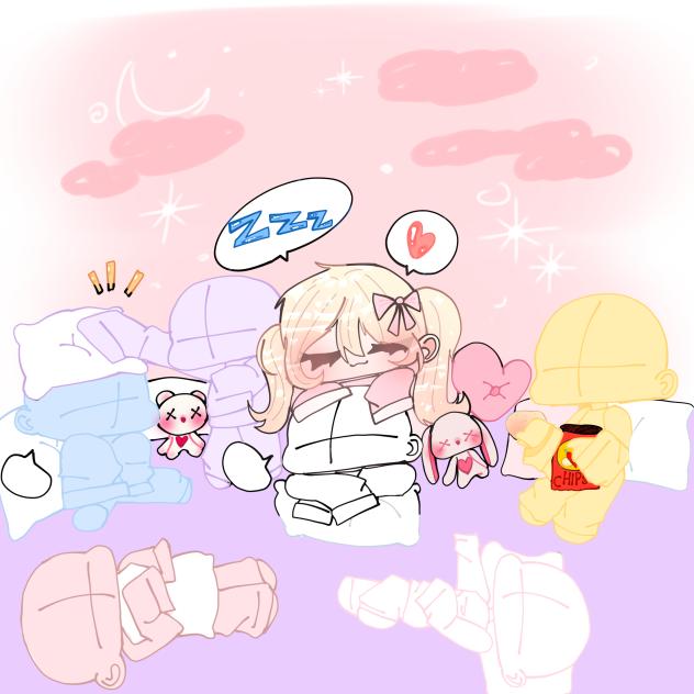 Sleepiest night 🌙💙 - ibisPaint