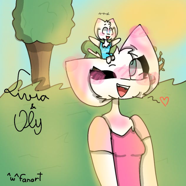 Livia & Oly ❤ ( Fanart de Furrys )