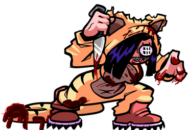 redesigning Nekofreak fnf baddies- 5