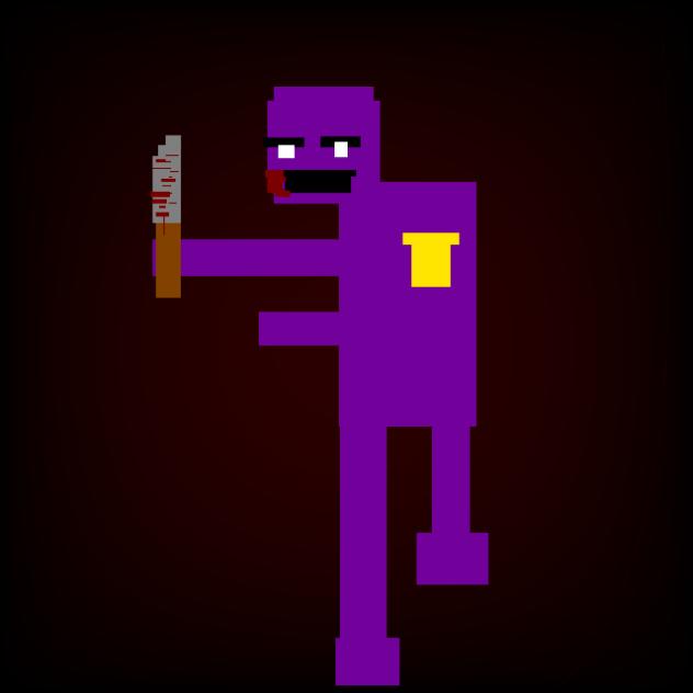 purple guy walk cycle