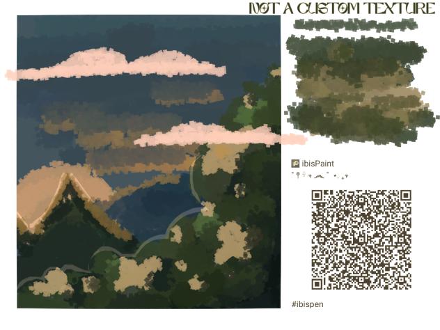 Painting Grass Texture brush.