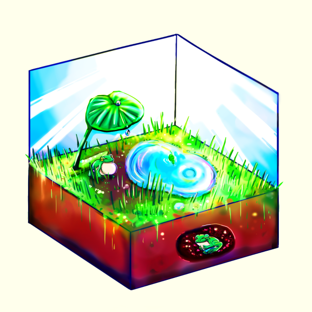 箱庭のカエルさん -froggy sandbox
