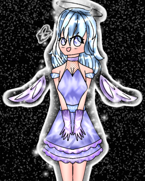 A Beautiful Happy Girl Angel 🤍