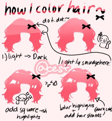 How I color hair tutorialllll