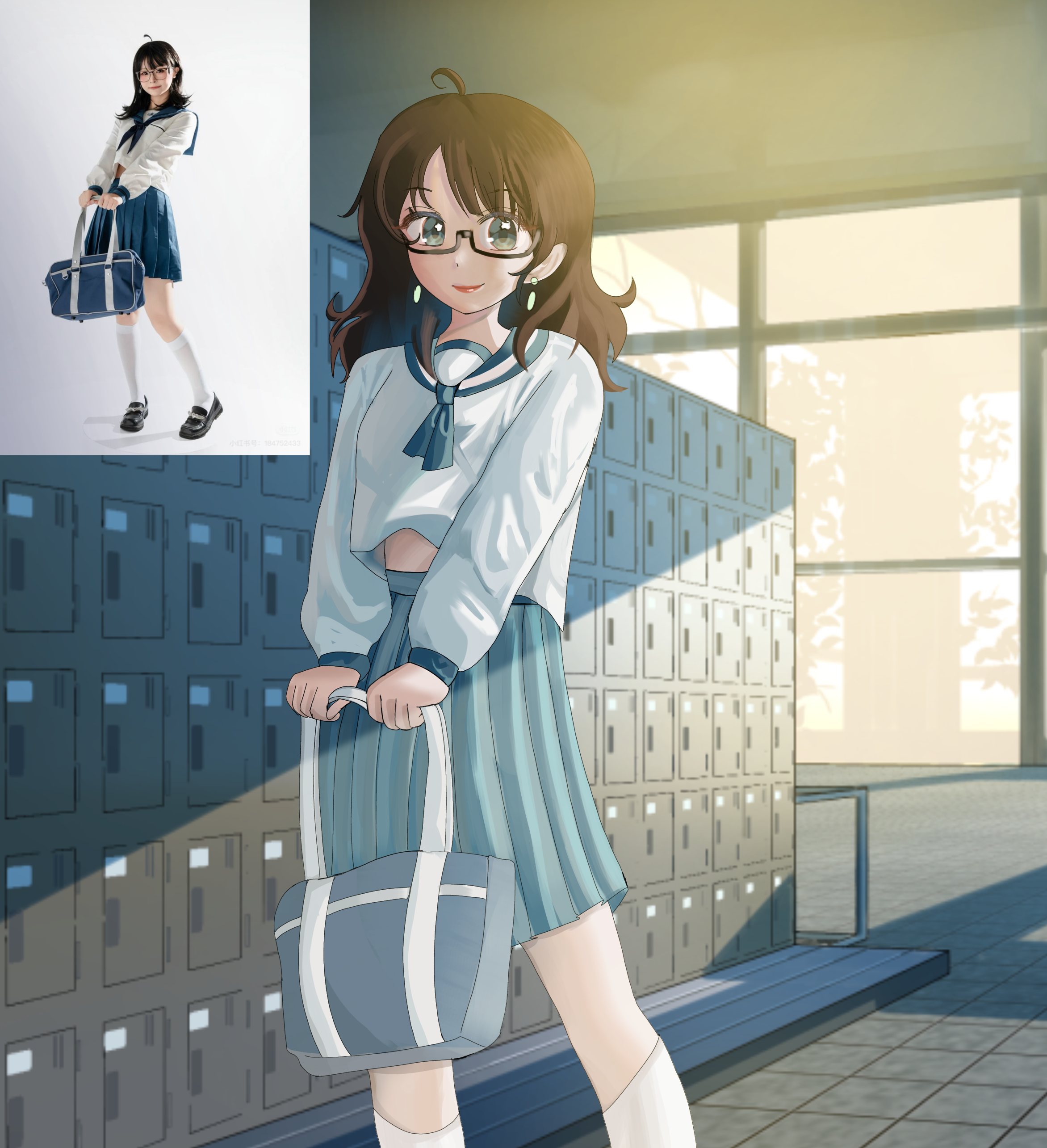 I used reference - ibisPaint