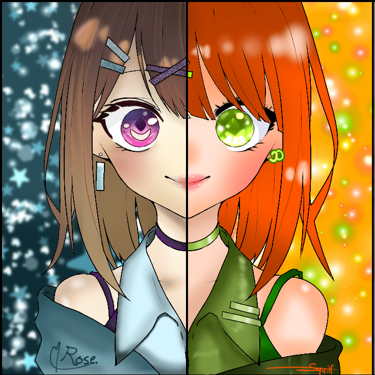 coloring collab 🔥 - ibisPaint
