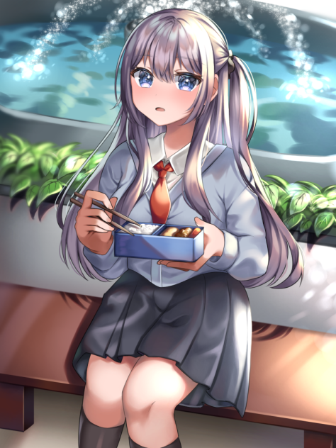 一緒に食べる？