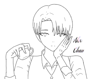 Levi Ackerman ll lineart