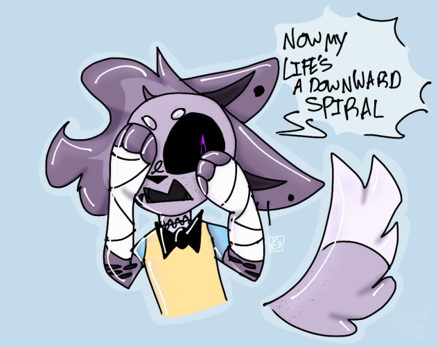 My sona having a literal break down - ibisPaint